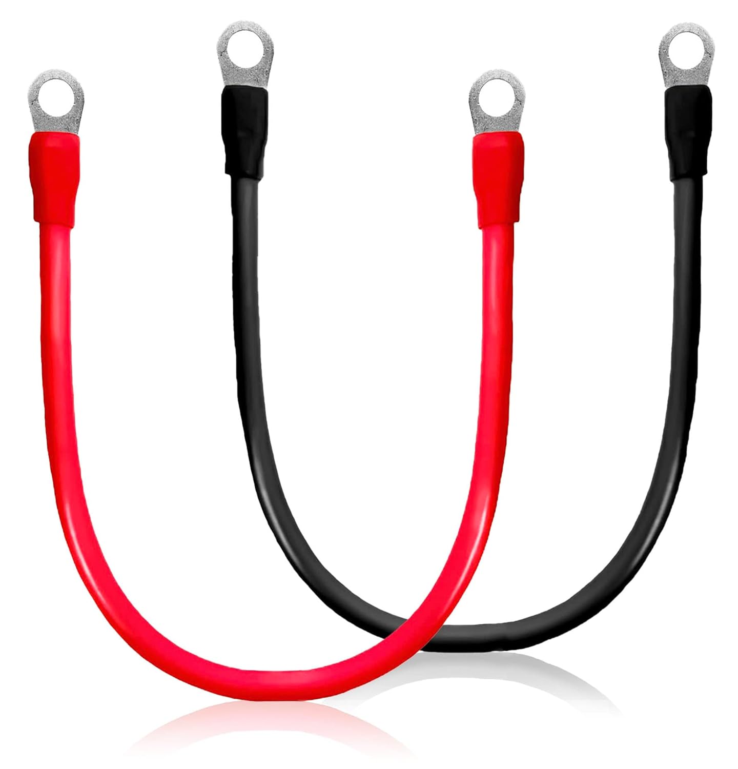 バッテリーケーブル 赤黒セット 1AWG 1m 丸端子（M10）=約42sq