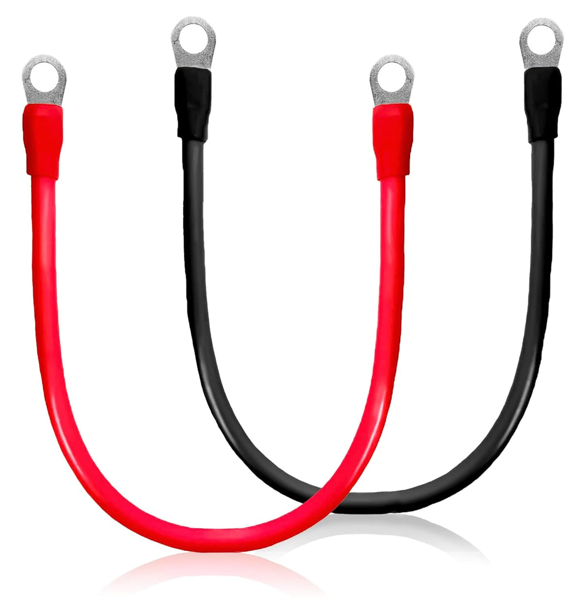 ヘッドセット・バッテリー・ケーブル バッテリーケーブル 赤黒セット 1AWG 1m 丸端子（M10）=約42sq