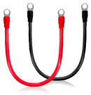 バッテリーケーブル 赤黒セット １AWG １ｍ 丸端子（Ｍ１０）
