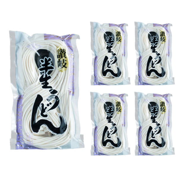 船波製麺所 手延べ半生うどん 250g×5袋