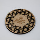 ゴールデンブルワリー  オリジナル  ロゴ入り木製コースター