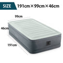 【メーカー直送品】エアベッド intex ポンプ付き シングルサイズ ベッド キャンプ 来客 インテックス エアマット INTEX Prem Air（プレムエアー）内蔵ポンプ エアーベッド