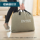 【メーカー直送品】インテックス エアーベッド エアベッド intex 常用 普段使い 来客用 ゲスト用 ポンプ付き ダブルサイズ ベッド キャンプ 来客 インテックス エアマット INTEX Prem Air（プレムエアー）内蔵ポンプ エアーベッド 寝具 持ち運び 屋内用