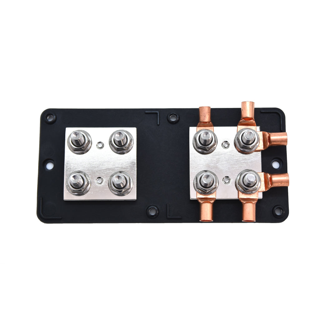 バスバー ターミナルボックス 各4端子 400A DC12V - 48V ネジサイズM8