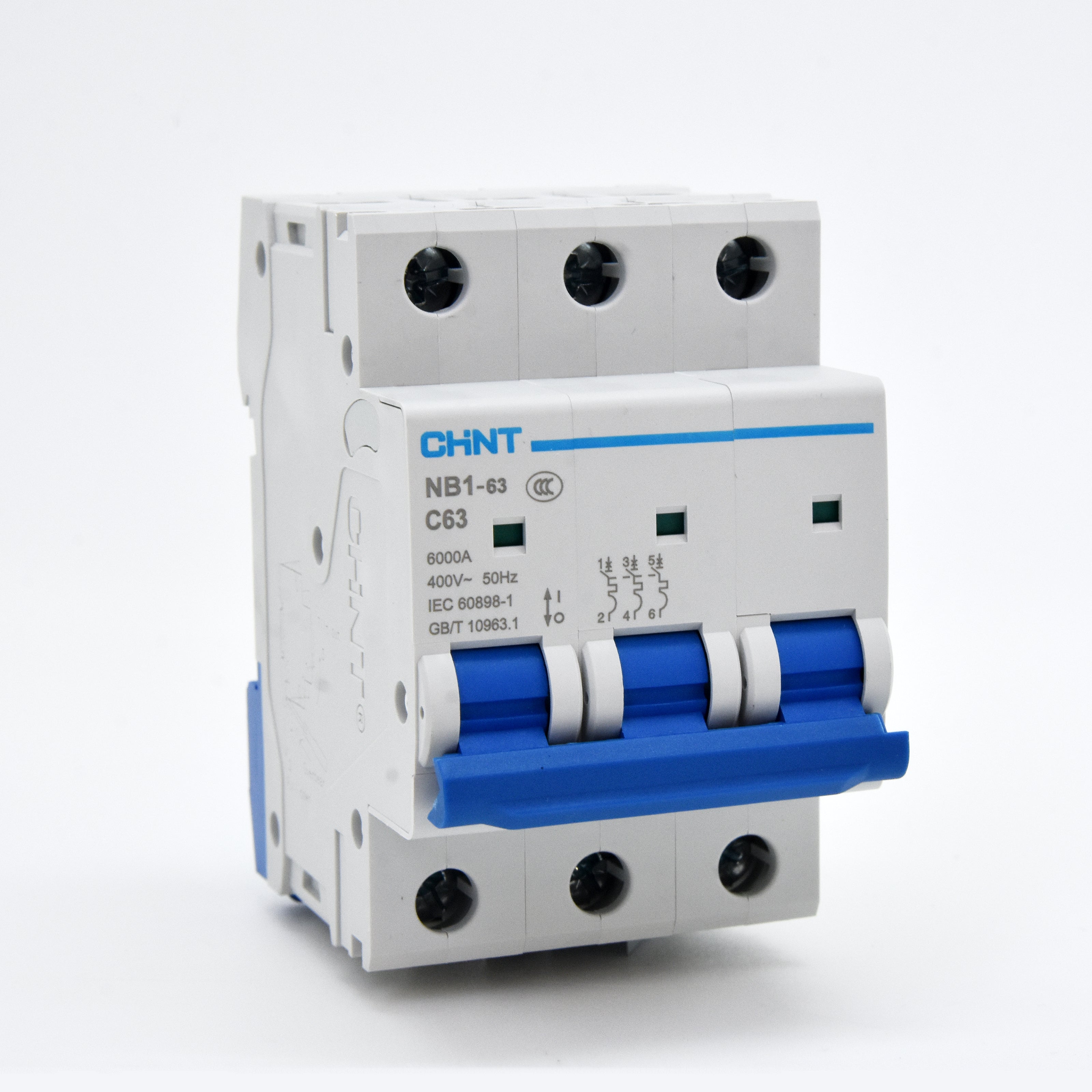 かじー GYM10 4P 6KA AC MCB Din Rail 220V 400V Mini Circuit Breaker