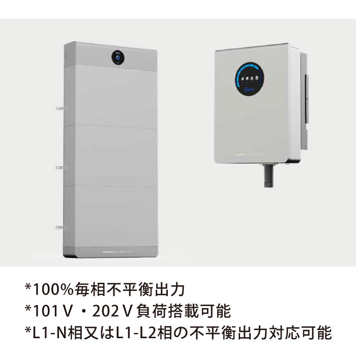 Deye 住宅用蓄電システム 住宅用ハイブリッド蓄電システム  太陽光対応 オフグリッド対応 家庭用 停電対策 自家消費型 太陽光 蓄電池 システム