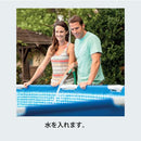 プール 2.2m フレームプール 大型プール ビニールプール INTEX インテックス 大型 長方形 220x150x60cm 水あそび レジャープール 家庭用プール キッズ 子供用プール 自宅用プール ベランダ