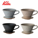 コーヒー ドリッパー 陶器 日本製 カリタ MI185 コーヒードリッパー おしゃれ 2〜4人用 美濃焼 日本 陶器 ドリップコーヒー 磁器 コーヒー用品 焼き物 ドリッパー ギフト プレゼント 敬老の日 誕生日 父の日 母の日 素朴