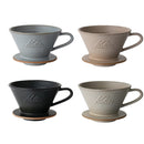 コーヒー ドリッパー 陶器 日本製 カリタ MI185 コーヒードリッパー おしゃれ 2〜4人用 美濃焼 日本 陶器 ドリップコーヒー 磁器 コーヒー用品 焼き物 ドリッパー ギフト プレゼント 敬老の日 誕生日 父の日 母の日 素朴