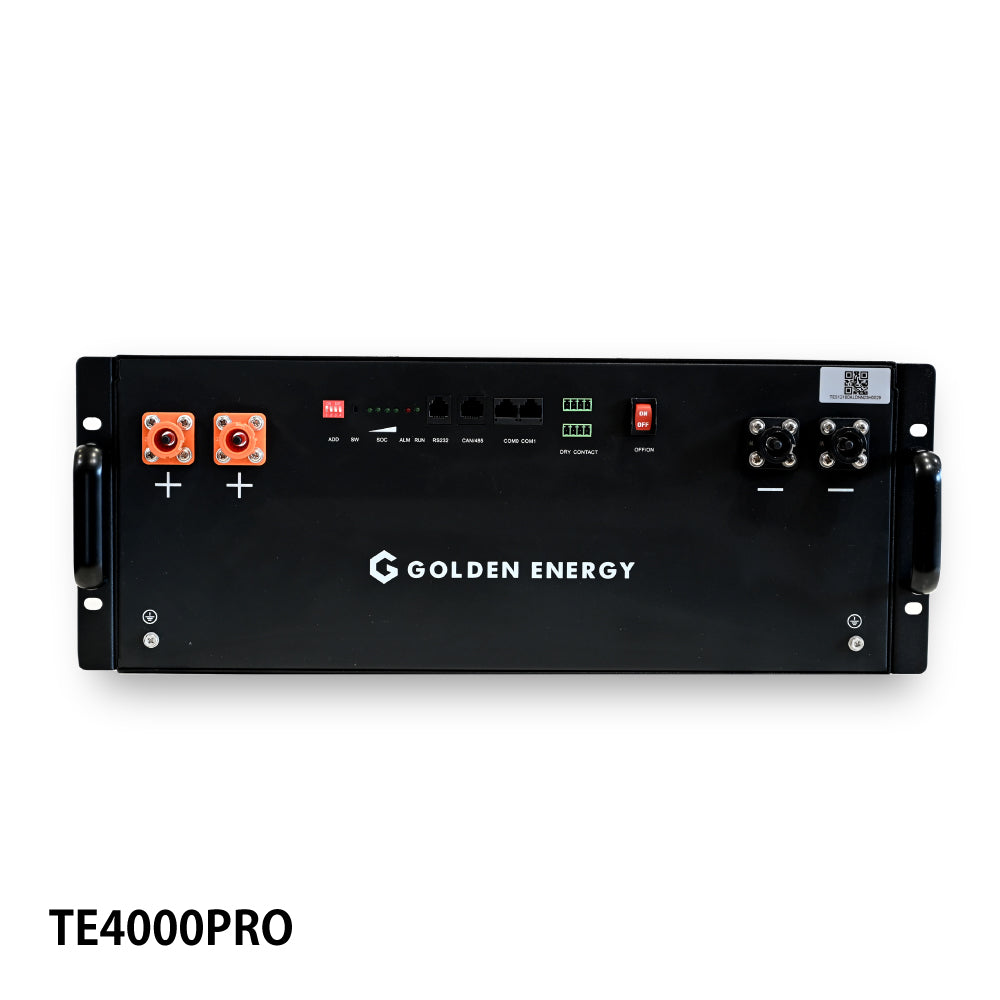 GOLDEN ENERGY TE4000PRO 51.2V 100Ah/TE2000 48V 50Ah リン酸鉄