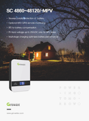 GROWATT MPPTチャージコントローラー SC4860～48120 /-MPV(銀行振り込み選択されましたら3％値引きあり）