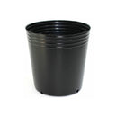 Normal pot 305 black height: 305mm 17.5 liters square 4 holes