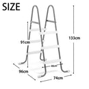 プールラダー 大型プール用はしご 高さ91cm 信頼のINTEX（インテックス製) 大型 INTEX インテックス