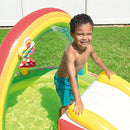 プール ビニールプール 子どもプール ベビープール キッズ マイガーデンプレイセンター INTEX インテックス すべり台付き シャワー付 水あそび レジャープール 家庭用プール キッズ 子供用プール 自宅用プール マイガーデン