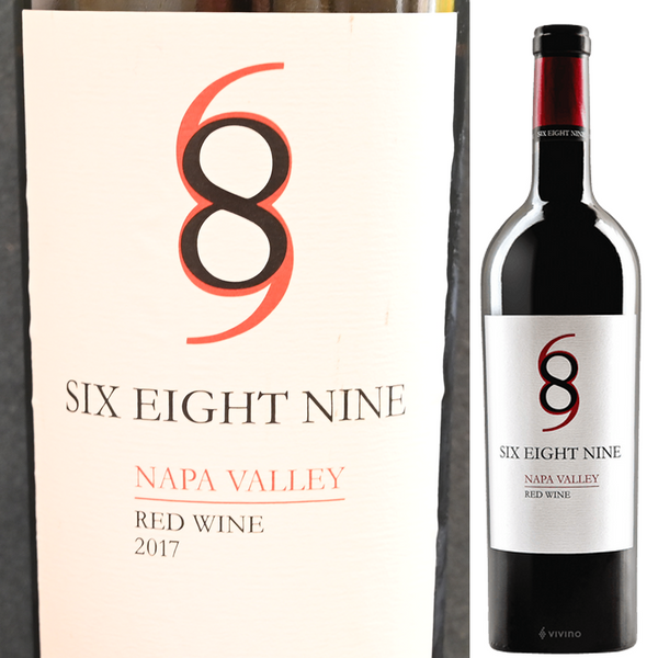 689 - Six Eight Nine Napa Valley Red 2017 Red Wine