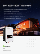 GROWATT SPF 6000-12000T DVM-MPV Single-Phase Three-Wire (104V/208V) Hybrid Inverter Off-Grid