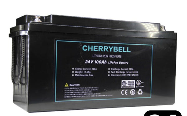Off-grid support price] Lithium iron phosphate battery 24V 100Ah Bluetooth LiFePo4 household storage battery
