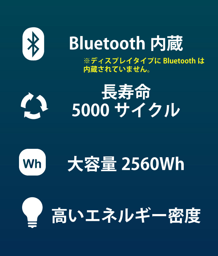 オフグリッド応援価格】リン酸鉄リチウムイオンバッテリー 24V 100Ah Bluetooth LiFePo4 家庭用