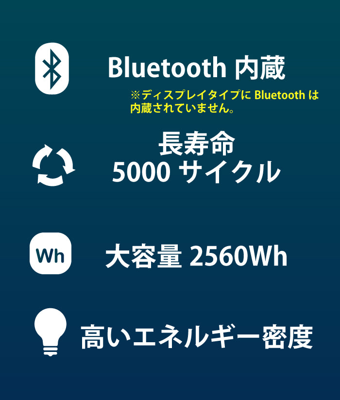 オフグリッド応援価格】リン酸鉄リチウムイオンバッテリー 24V 100Ah Bluetooth LiFePo4 家庭用蓄電池