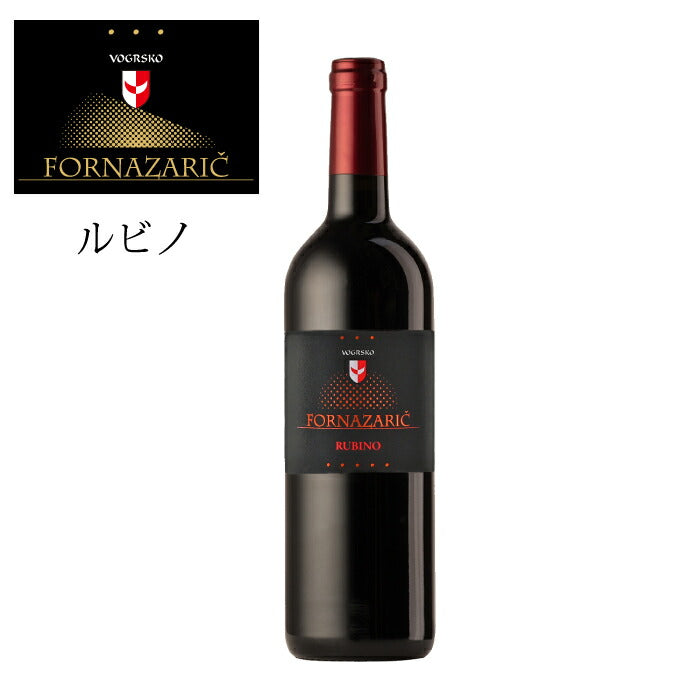 [Slovenian Wine] Red Semi-dry Rubino 2018 Red Wine Full Body Fornazaric Slovenia fornazaric Christmas Party Liquor Home Party House Only 