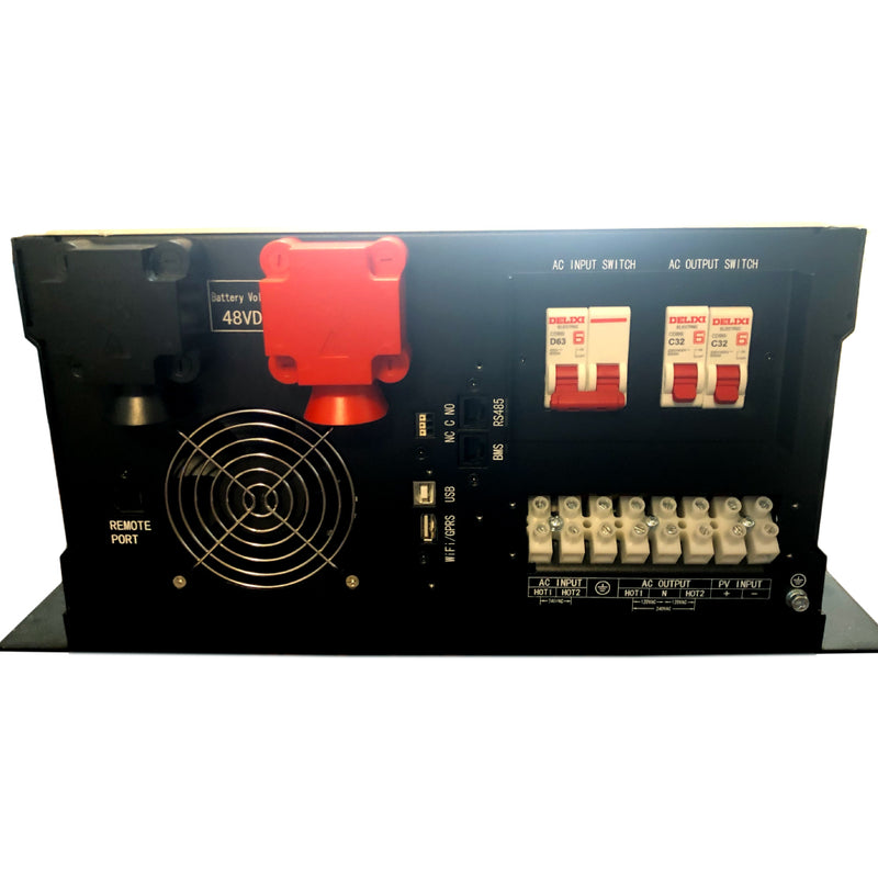 GROWATT SPF 6000-12000T DVM-MPV 単相三線(104V/208V) ハイブリッドインバーター オフグリッド