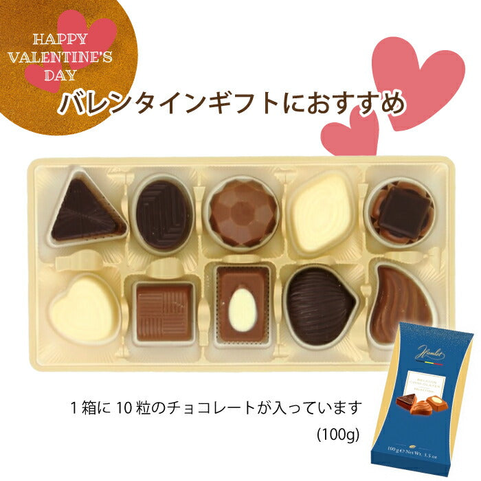 ハムレット ベルギーチョコレートセレクション 100g × 6箱