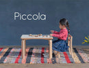 Sasaki Design Piccola Kids Kids Table carota H-40 Wooden Beech