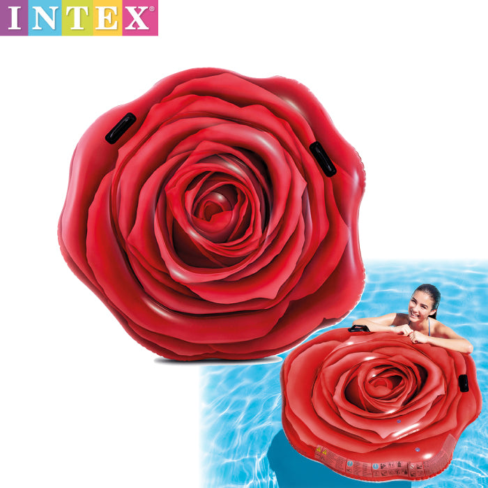 red rose float