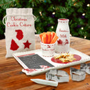 Santa message plate set