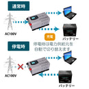 [Monitor price] Sine wave multi-inverter Rated output 3000W High output Maximum instantaneous output 9000W 3kW 12V or 24V AC input Built-in charger Low frequency sine wave Camping car Solar power generation
