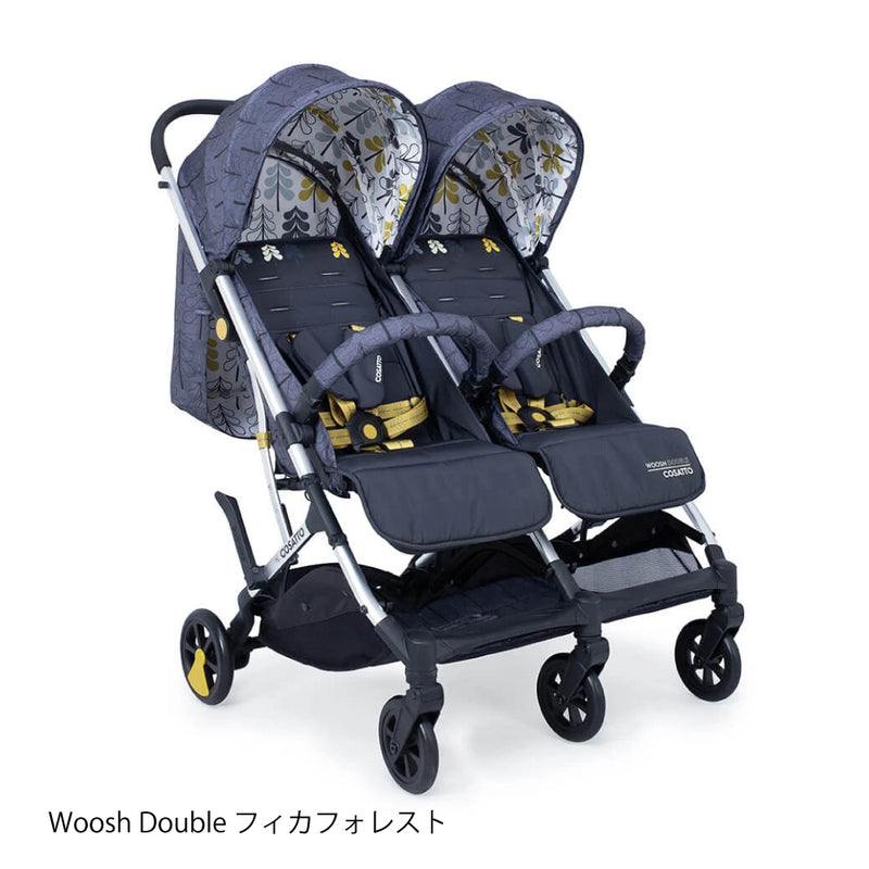 Woosh Double (Fika Forest) Two-seater stroller (Cosat) Woosh Double
